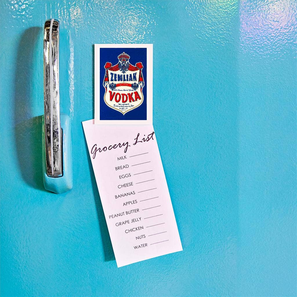 Found Image Press - Wholesale Magnet - Magnet BV-170 Zemliak Vodka Label1