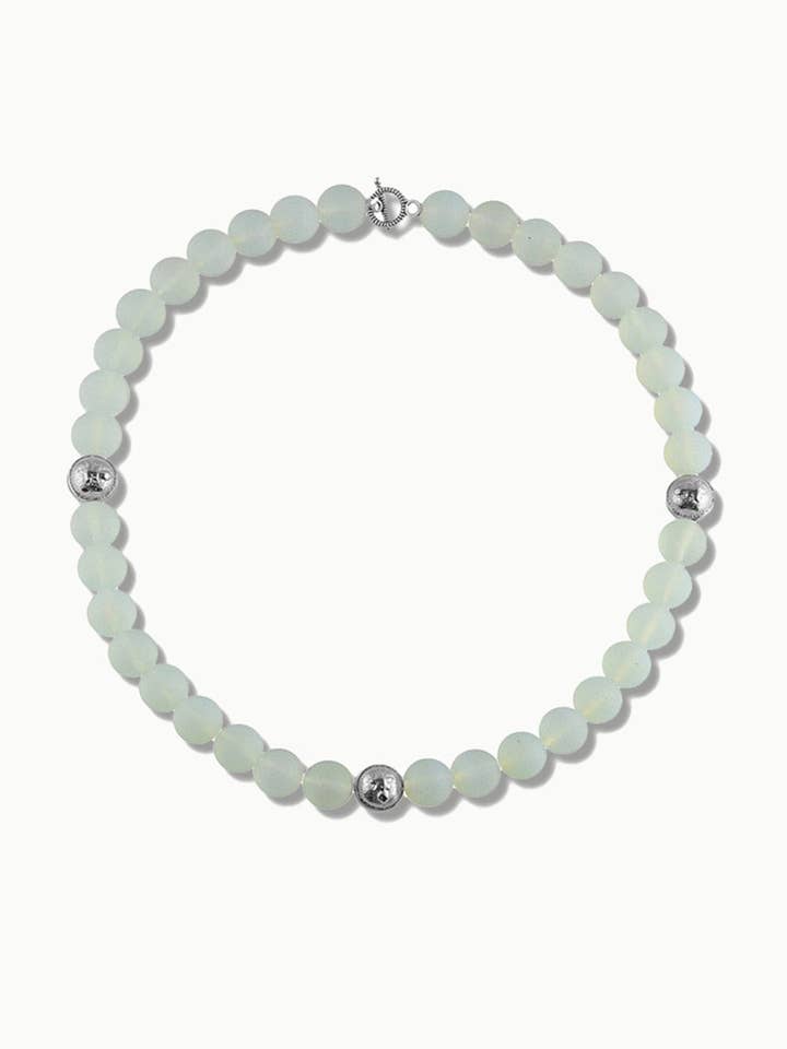 Sivalya Park Avenue White Jade Crystals Necklace for wholesale by Sivalya