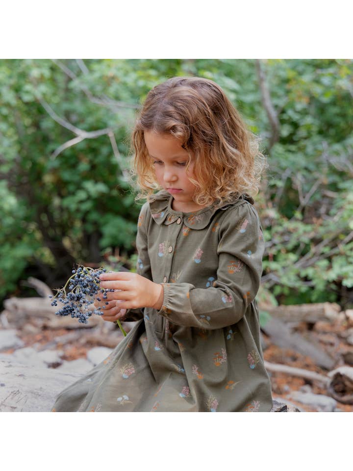 City Mouse Studio – Engroshandel Kjole - Børn – Flæsekravekjole - Lavsvampe6