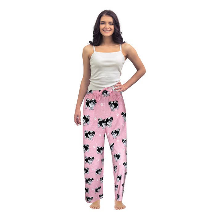 E&S Pets - Wholesale Sleepwear Bottom - Women's - Shih Tzu Pajama Bottoms - Pet Lover Pajama Pants3