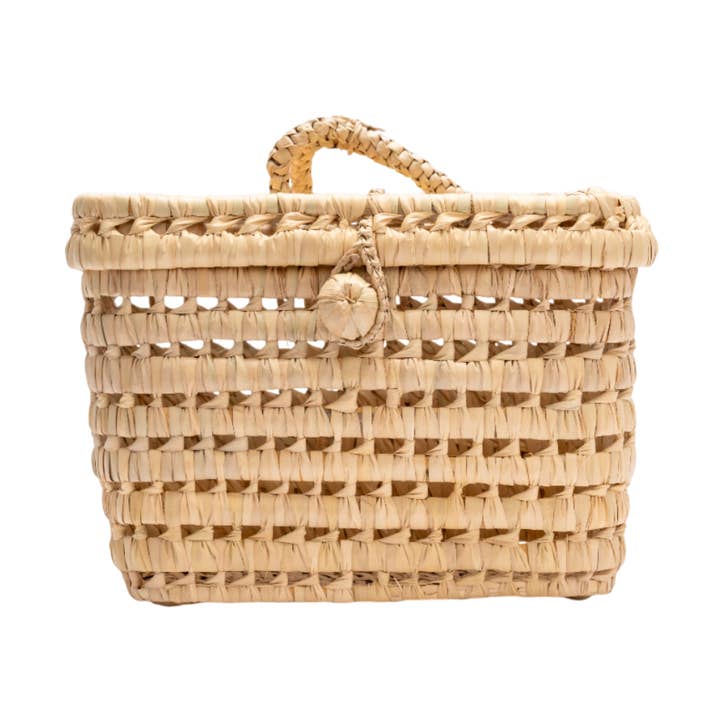 ZocoChic - Wholesale Basket - Moroccan palm storage basket 30cm and 20cm, wicker.0
