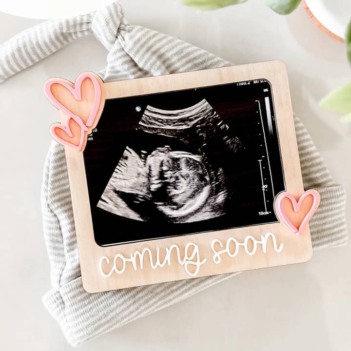 Pregnancy Announcement Ultrasound Fridge Magnet for wholesale by Etchedoccasionsshop