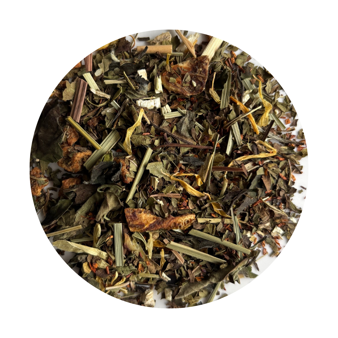 PURRsonaliTeas - Wholesale Loose Tea - I'm Feline Fine - Peppermint & Lemon White Tea2
