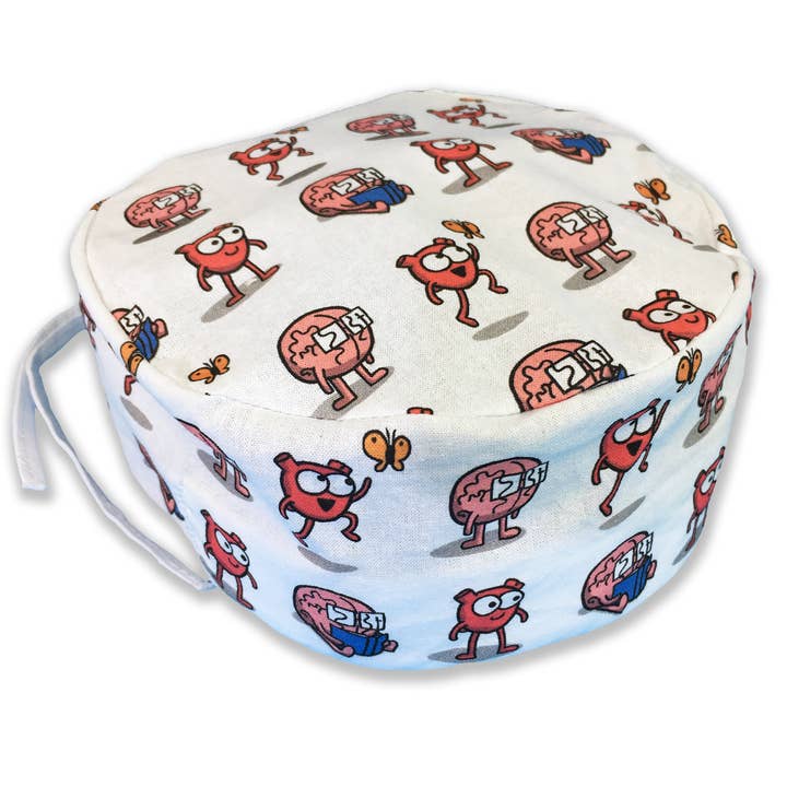 Gorro exfoliante para corazón y cerebro para venta al por mayor de The Awkward Yeti