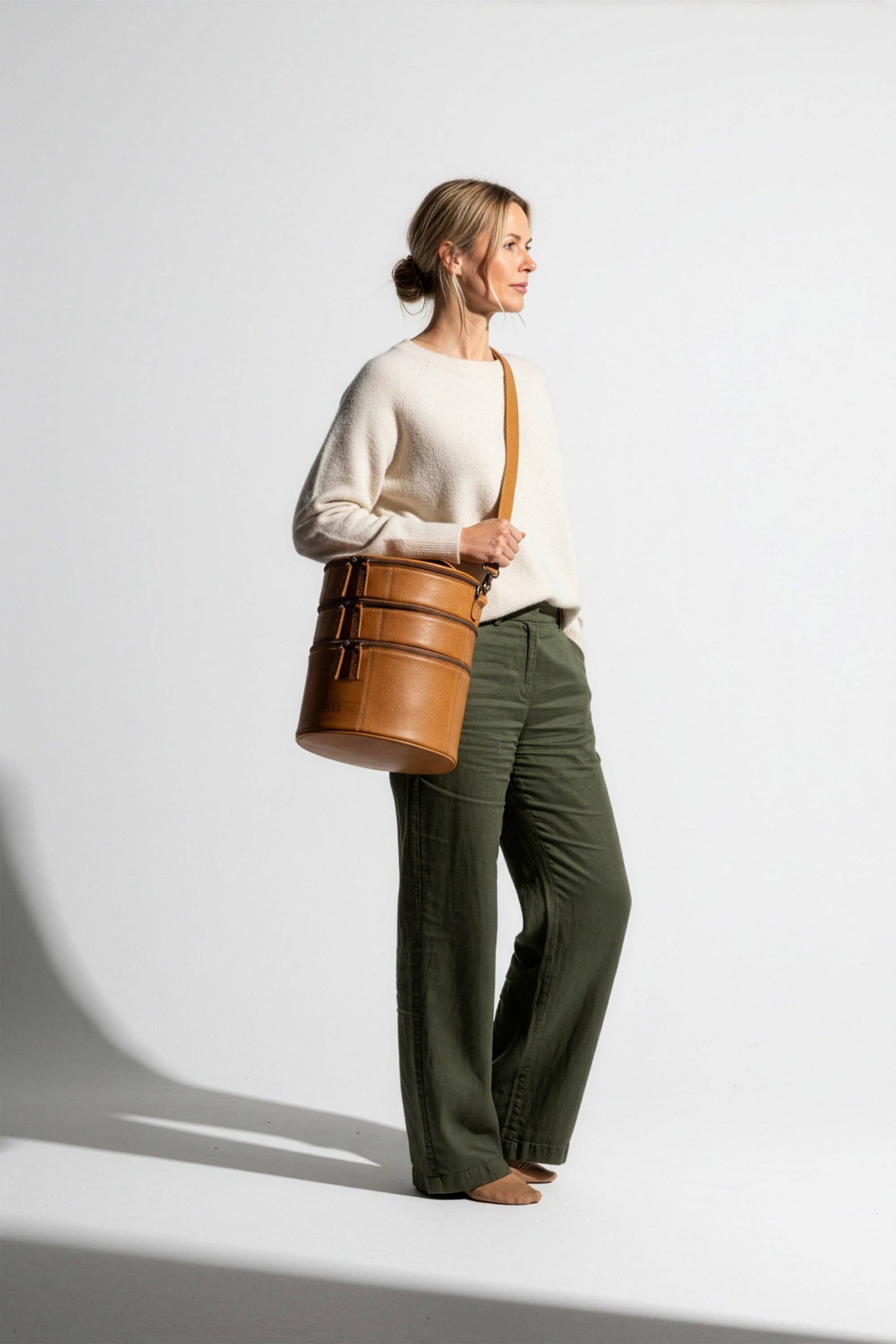 Muud – Großhandel Tragetasche – Damen – Bturn Projekttasche aus echtem Leder14