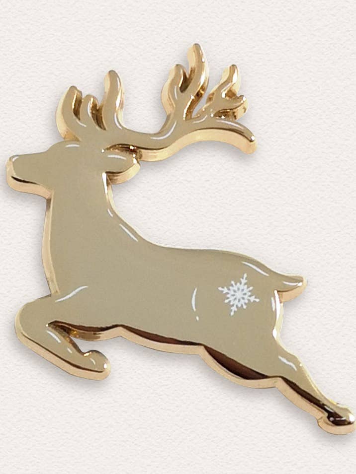 Feiertags-Rentier (Weihnachtsnadel) für den Großhandel von Ivycdraws