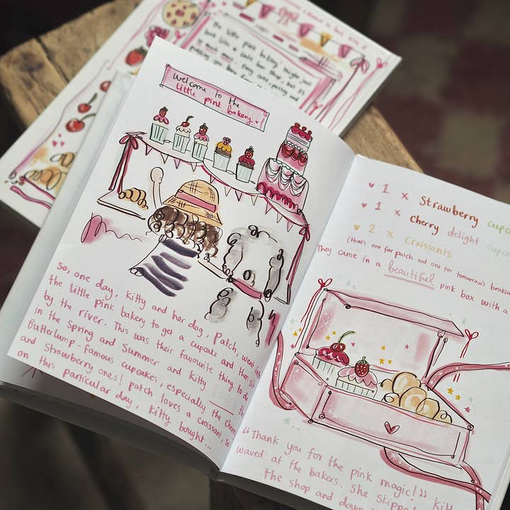 Made by Leah – wholesale Pre-school book (3–5) – ‘The Little Pink Bakery’ Children’s Book11