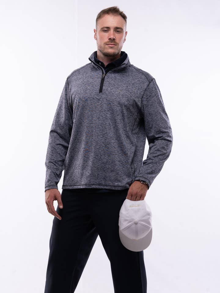 Quarter Zip - Mediaval for wholesale by American Fit