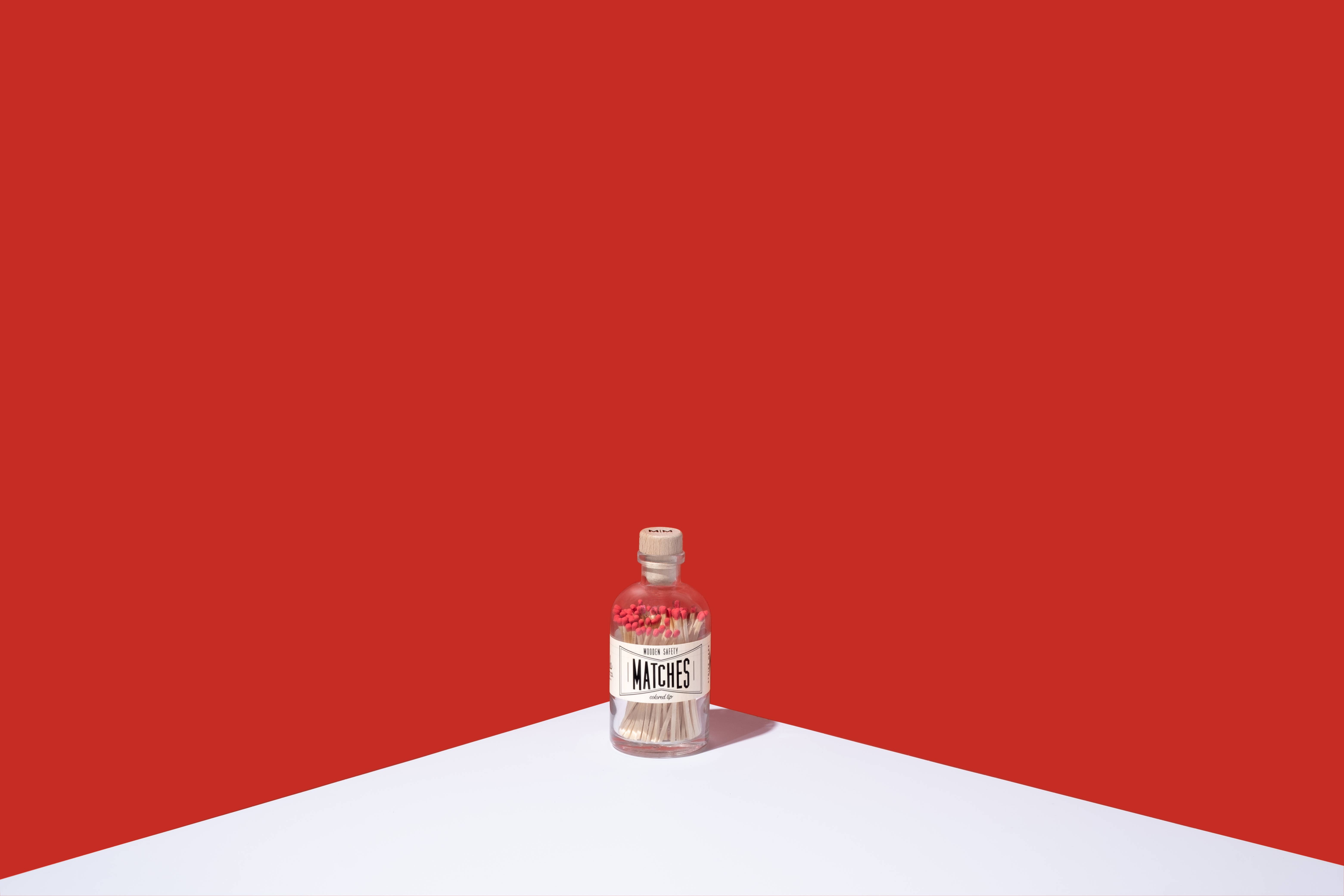 Vintage Apothecary Red Matches for wholesale on Faire4