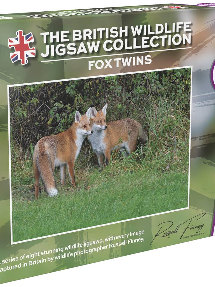 BRITISCHE WILDTIERSERIE FUCHSZWILLINGE 500-TEILIGES Puzzle (Kopie) für den Großhandel von Go on make me