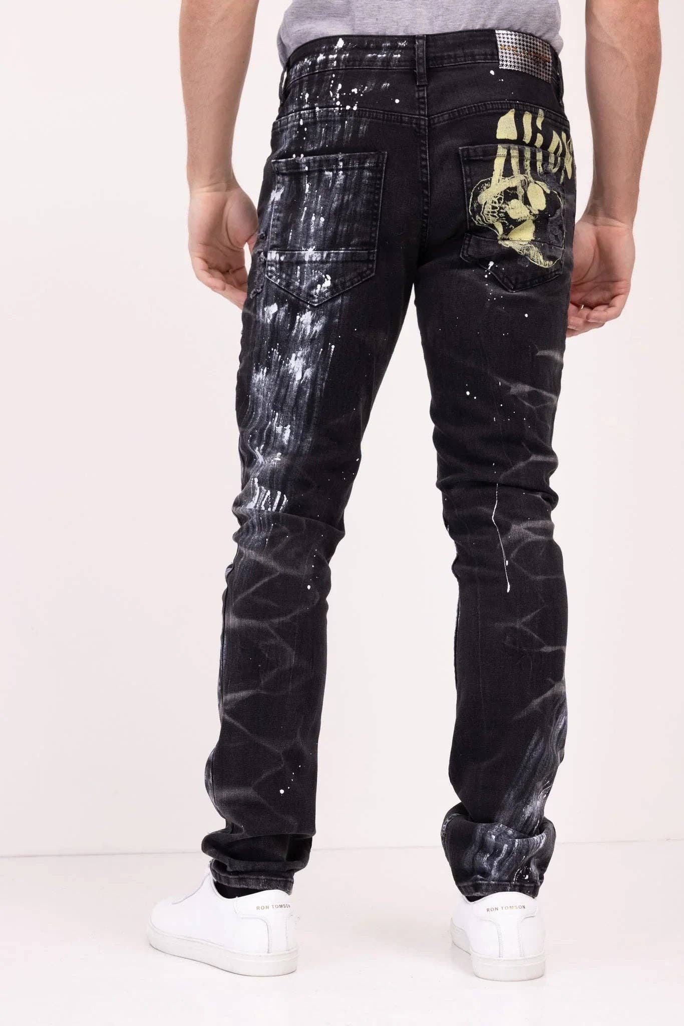 Men's Alien Denim Jeans - Black for wholesale on Faire4