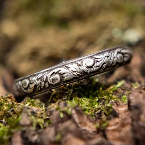 Machas Filigree Ring-Sterling Silver for wholesale by Skolland Jewelry