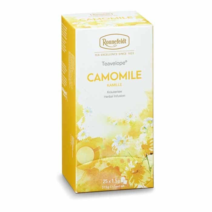 Ronnefeldt Teavelope® Camomille® Herbes – 6 × 25 Étui pour la vente par Ronnefeldt USA