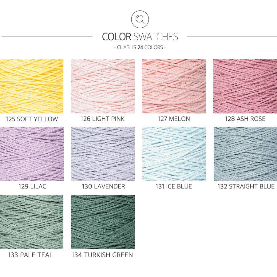 Luv Loop Craft - Wholesale Yarn - 100% Cotton Soft and Durable - Chablis 60g - Best for Crochet6
