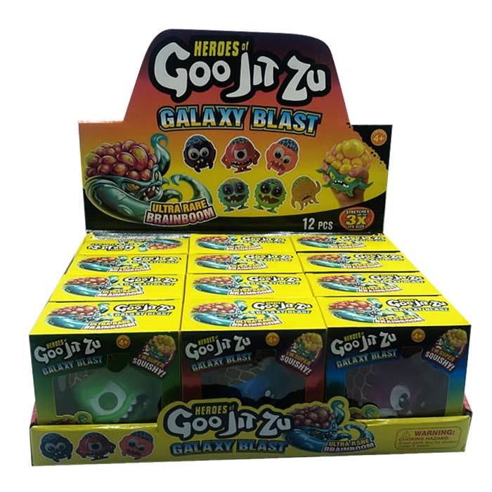 K & S WHOLESALE INC - Wholesale Knijpbal - Kinderen en baby - Goo Jit Zu Galaxy Blast Squishy Speelgoed 12 stuks3
