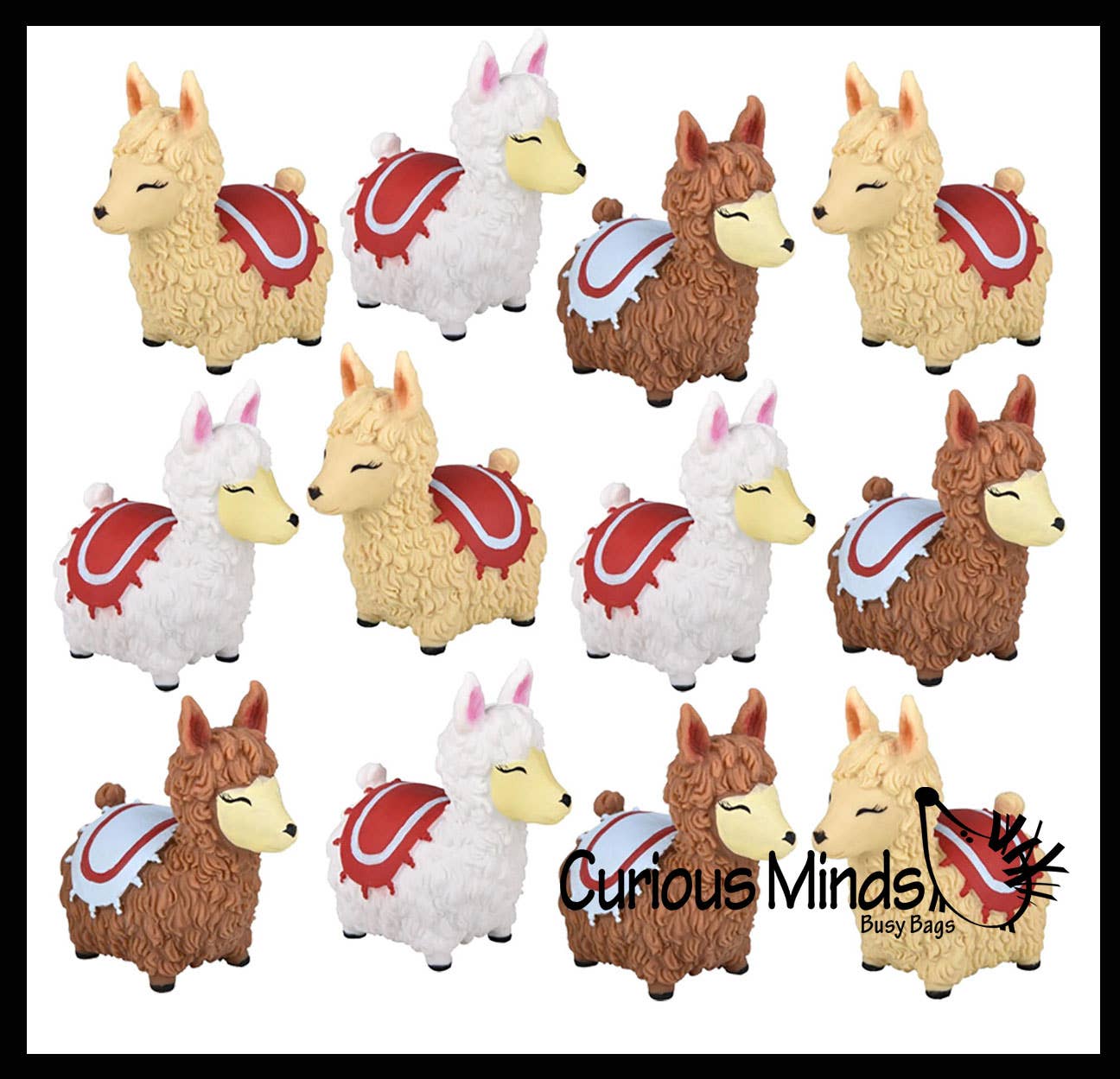 Curious Minds Toys - Wholesale Squishy Toy - Kids & Baby - 1 Sand Alpaca Llama - Sand Filled Squishy - Moldable Sensor7