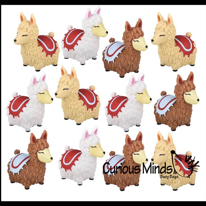 Curious Minds Toys - Wholesale Squishy Toy - Kids & Baby - 1 Sand Alpaca Llama - Sand Filled Squishy - Moldable Sensor7