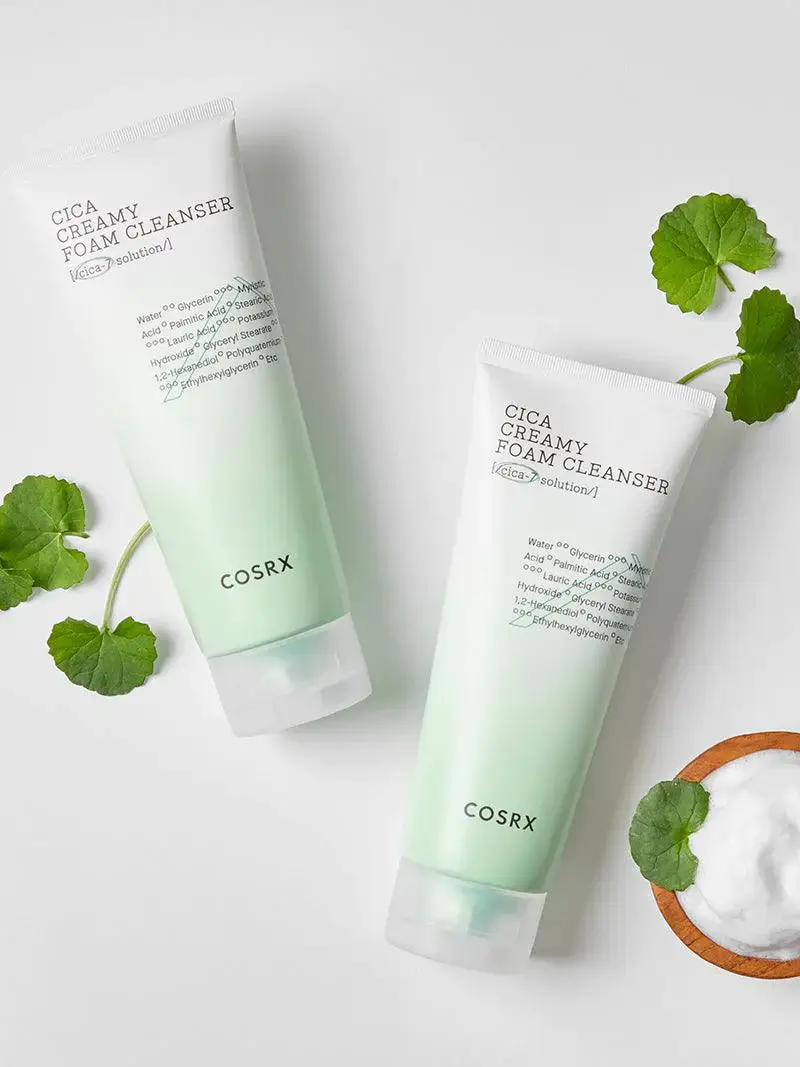 Kosmic - Kbeauty Skincare - Wholesale Facial Cleanser - [COSRX] PURE FIT CICA CREAM FOAM CLEANSER 75/150ML5