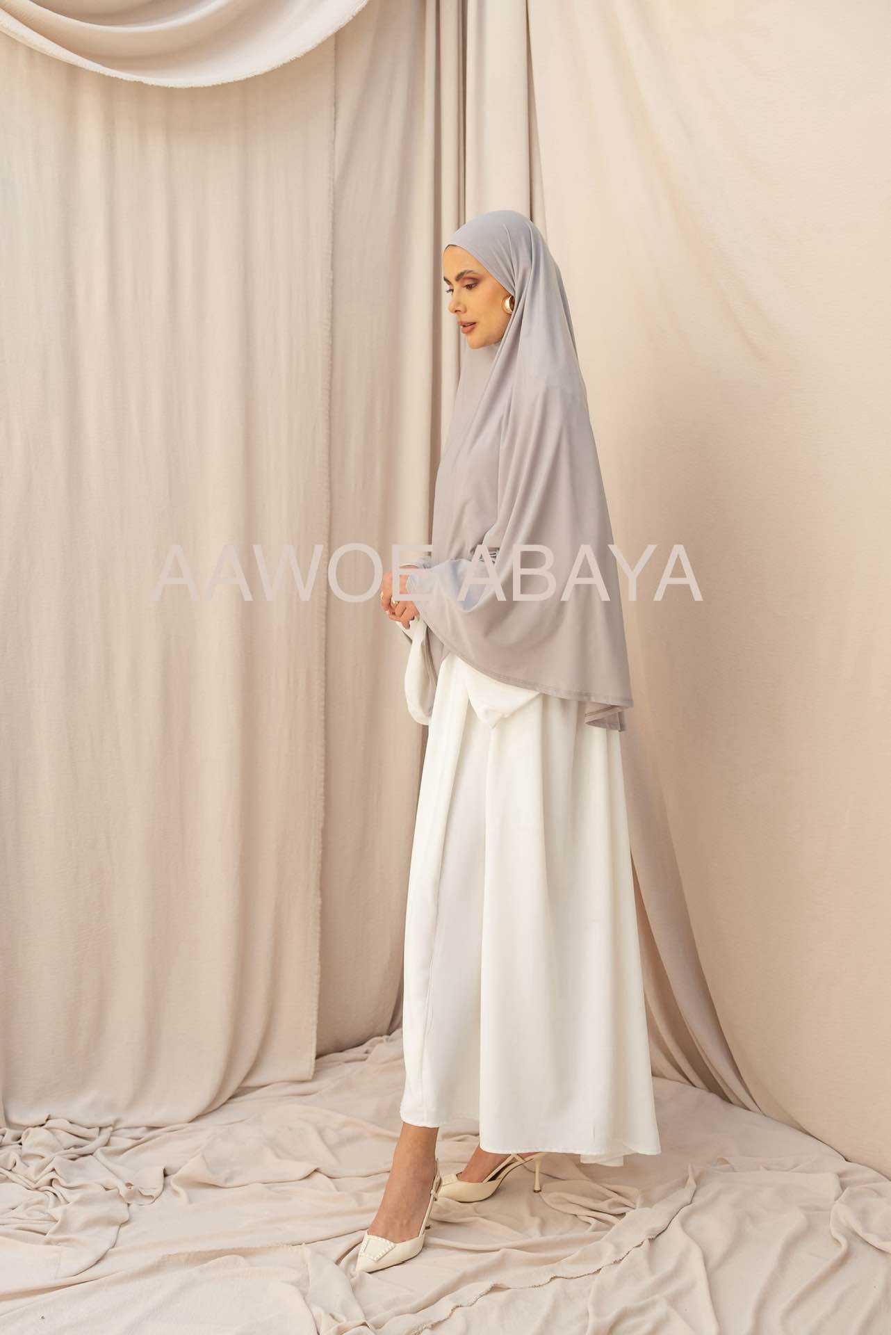 Aawoe Abaya - Wholesale Hijab - Dames - Elegante khimar met lange mouwen - 2418-KH20
