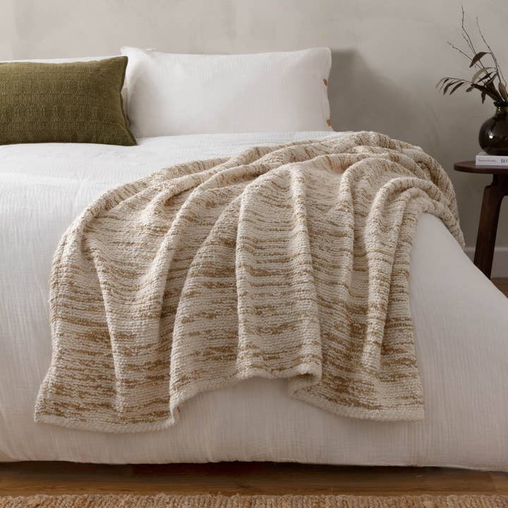 Heath Throw Natural for wholesale by Riva Home