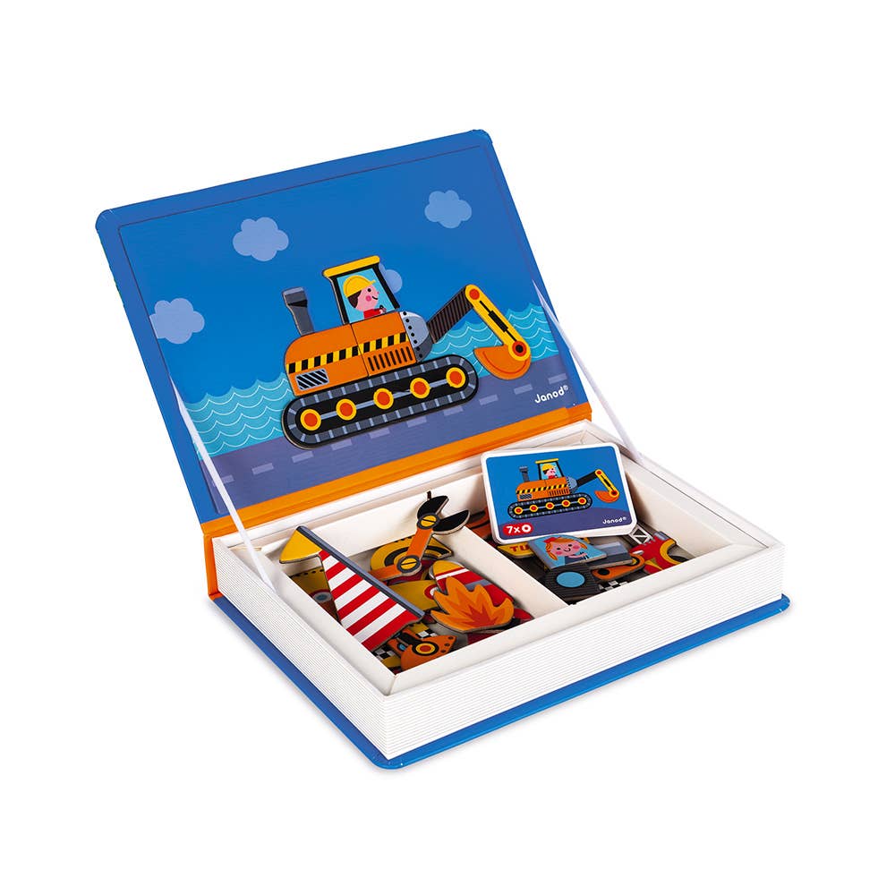 Janod - Wholesale Toy Set - Kids - Magneti'book - Racers4