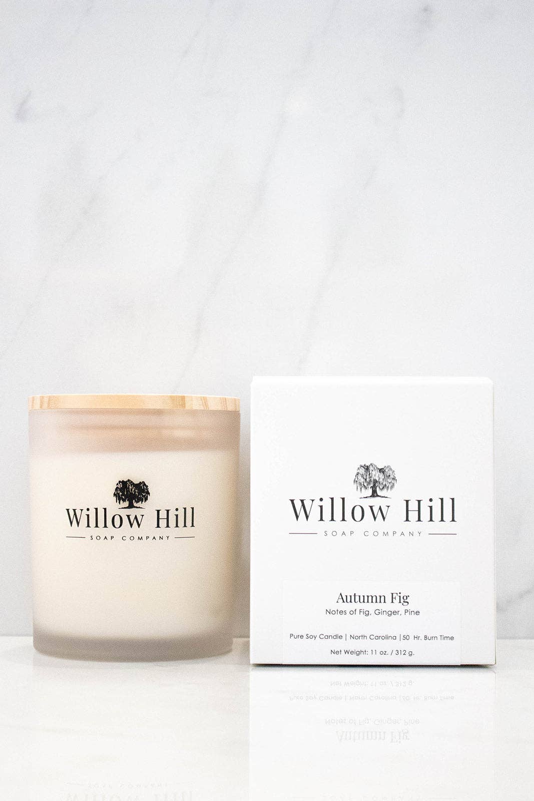 Willow Hill Soap Company - Wholesale Jar/Filled Candle - Autumn Fig Soy Candle