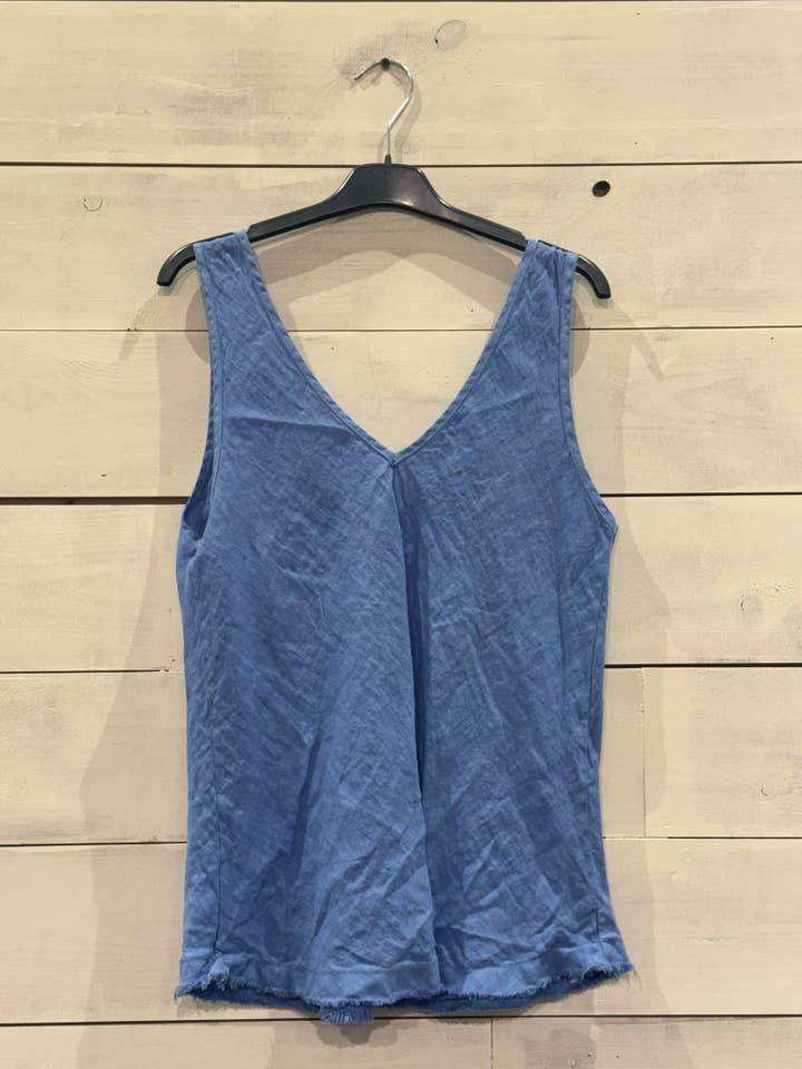 Linos y Textiles - Wholesale Tank Top - Women's - REF 21591 100% SISA LINEN T-SHIRT10