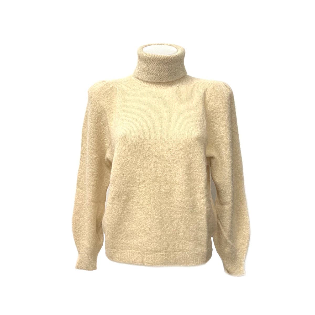 Suie Valentini srl – Großhandel Strickpullover – Damen – Rollkragenpullover aus Baby-Alpaka-Wollmischung, Art. 175132