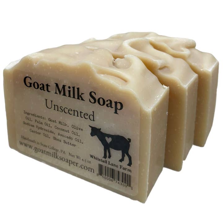 Whitetail Lane Farm Goat Milk Soap - Wholesale Bar Soap - All Natural Goat Milk Soap Unscented