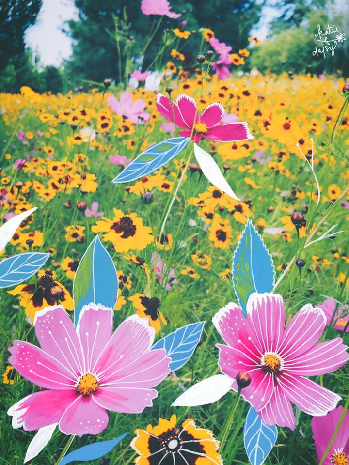 Kosmos Print voor wholesale door Katie Daisy