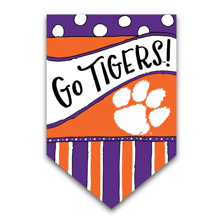 MAGNOLIA LANE - Wholesale Flag - Clemson Dots and Stripes Flag