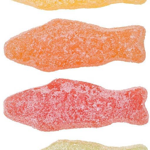 Swedish Godis Shop - Wholesale Gummy - Sour Swedish Pastel Fish Bulk 7.16 lbs BiB0