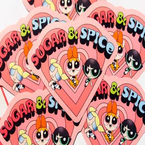 Powerpuff Girls Stickers, Journal Stickers, Scrapbooking Cartoon Network  [USA]