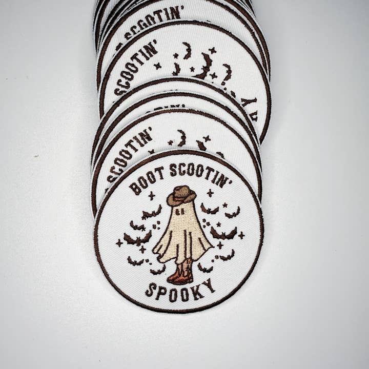 TEELUX - Wholesale Patch - 3" Boot Scootin' Spooky - Embroidered Hat Patch2