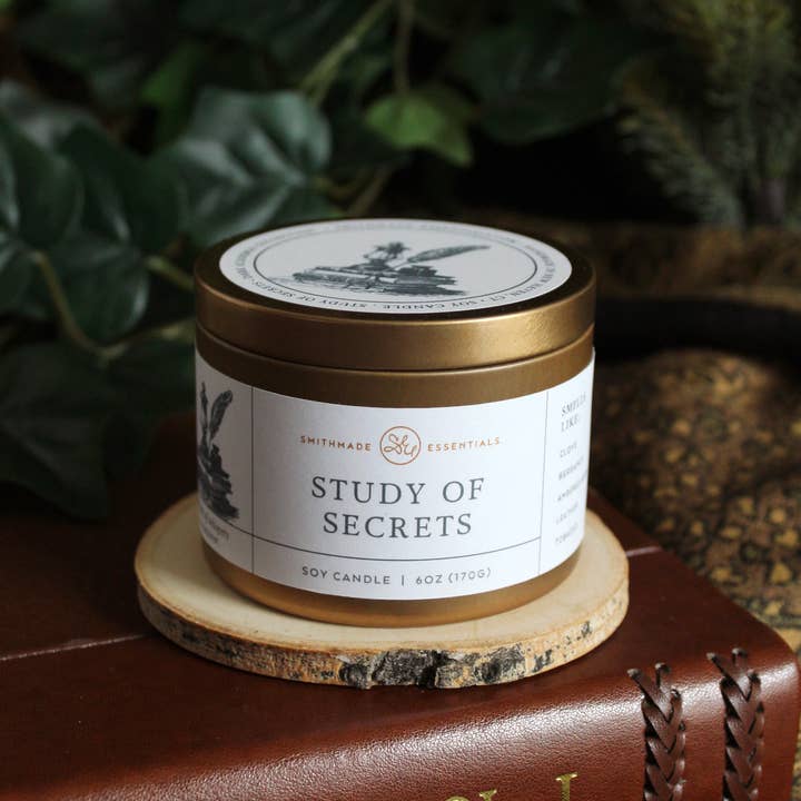 Smithmade Essentials - Wholesale Travel Candles - Study of Secrets Soy Candle1