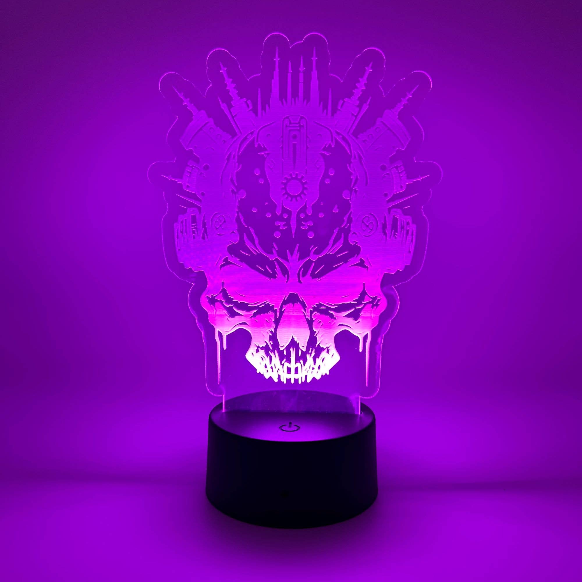 The 308 Collective – wholesale Accent/desk lamp – Mechanical Skull LED Light | Mech Skull Lamp | Skull Gifts4