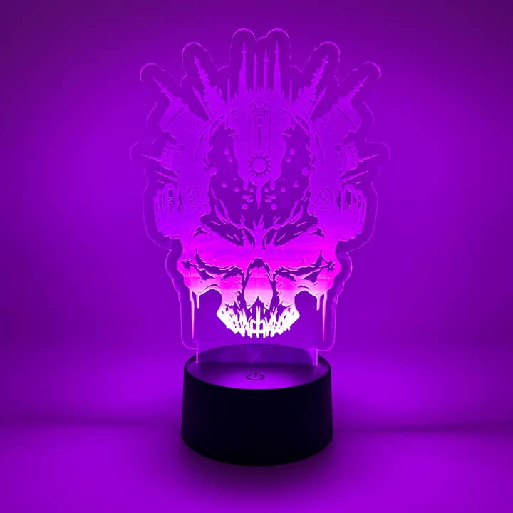 The 308 Collective - Wholesale Accent/desk lamp - Mechanical Skull LED Light | Mech Skull Lamp | Skull Gifts4
