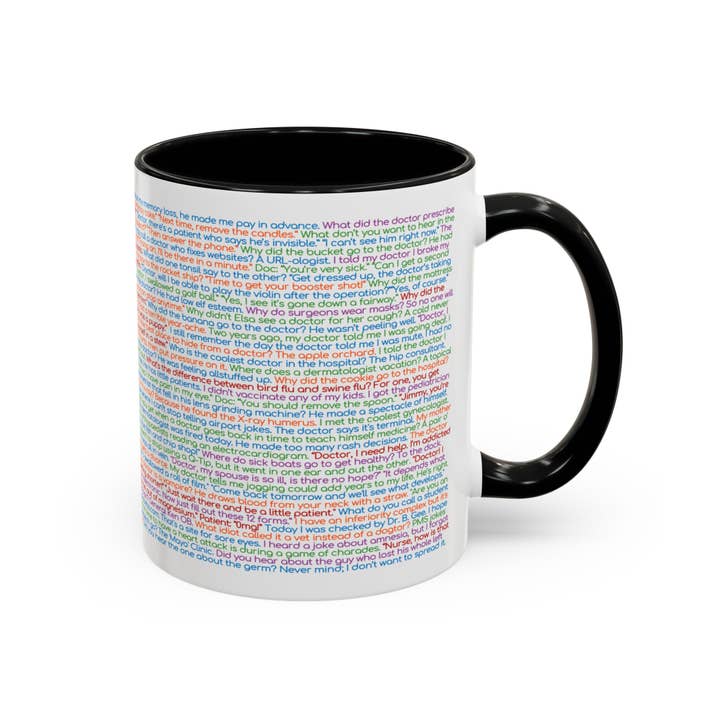 Laughable Printables – wholesale Coffee mug – Doctor Coffee Mug, 101 Physician Puns Cup, Medical Doc Gifts
