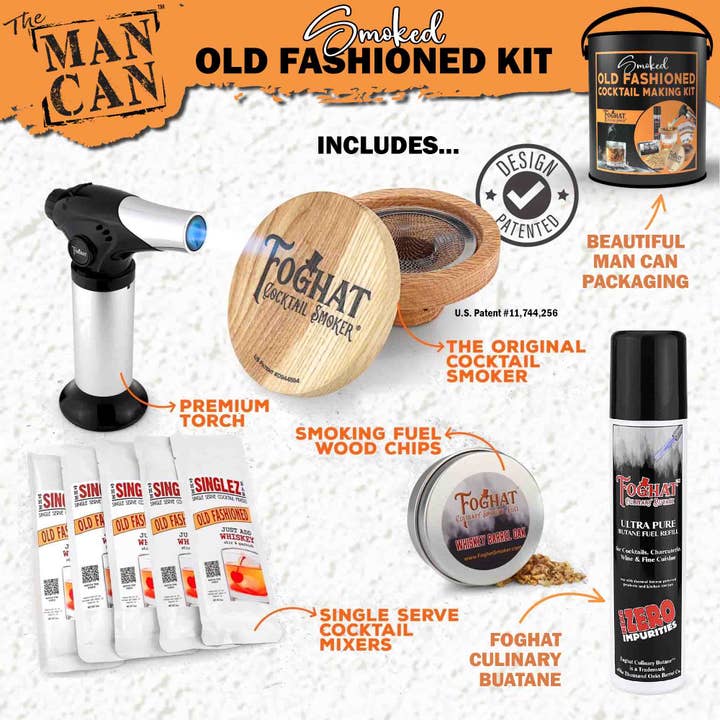 ThousandOaksBarrelCo. - Wholesale DIY Drink Kit - Smoked Old Fashioned Cocktail Making Kit | Cocktail Smoker