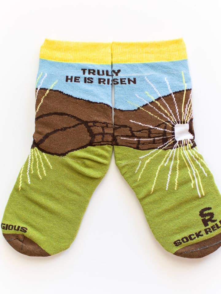 Kindersokken met Leeg Graf voor wholesale door Sock Religious