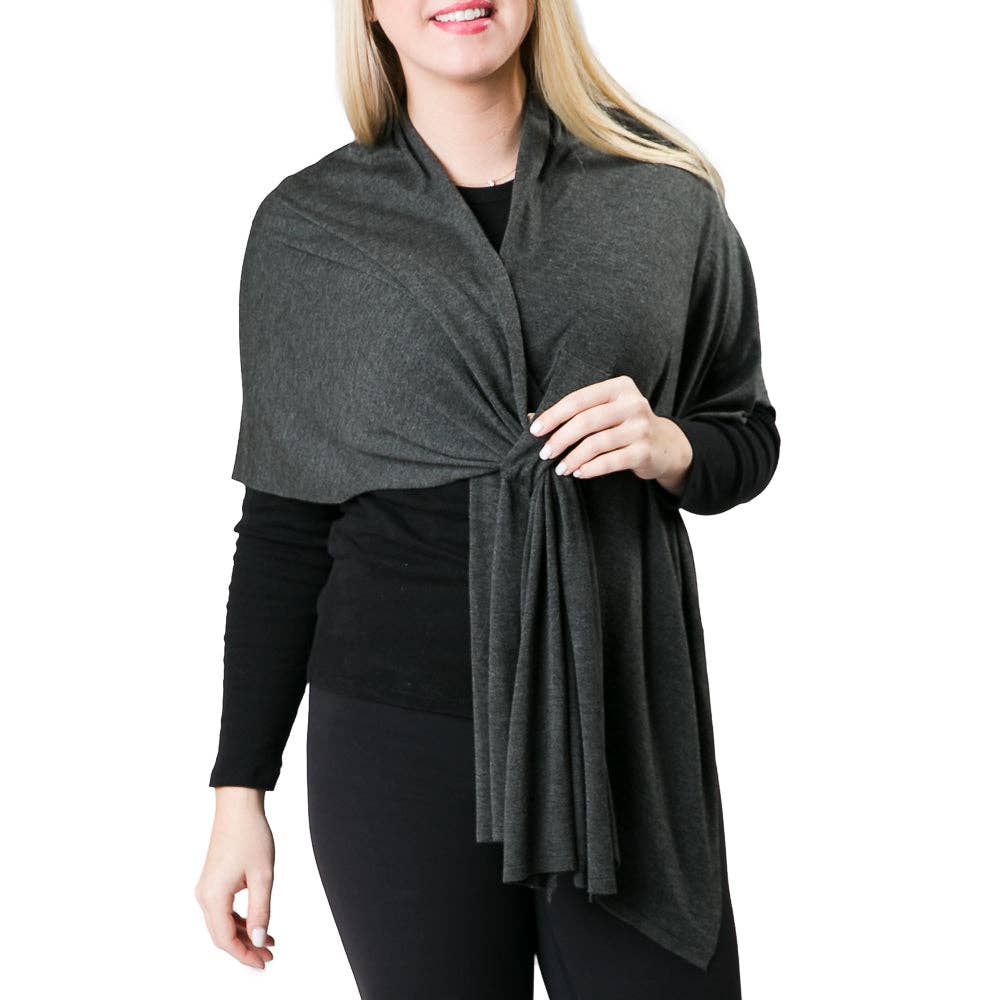 Top It Off - Wholesale Wrap - Women's - Kaylie Keyhole Wrap - One Size Chic Classic - Winter 20252