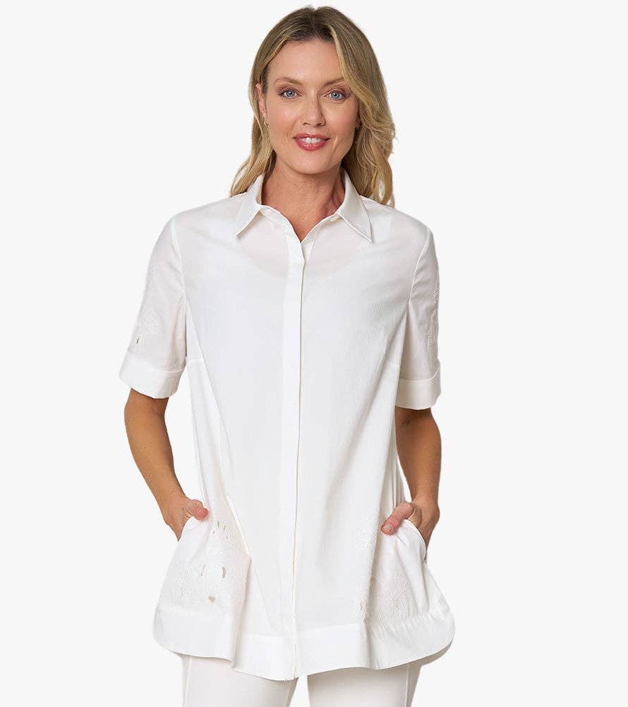 Stella Carakasi - Wholesale Button Down Shirt - Women's - Glamtastic Tunic6