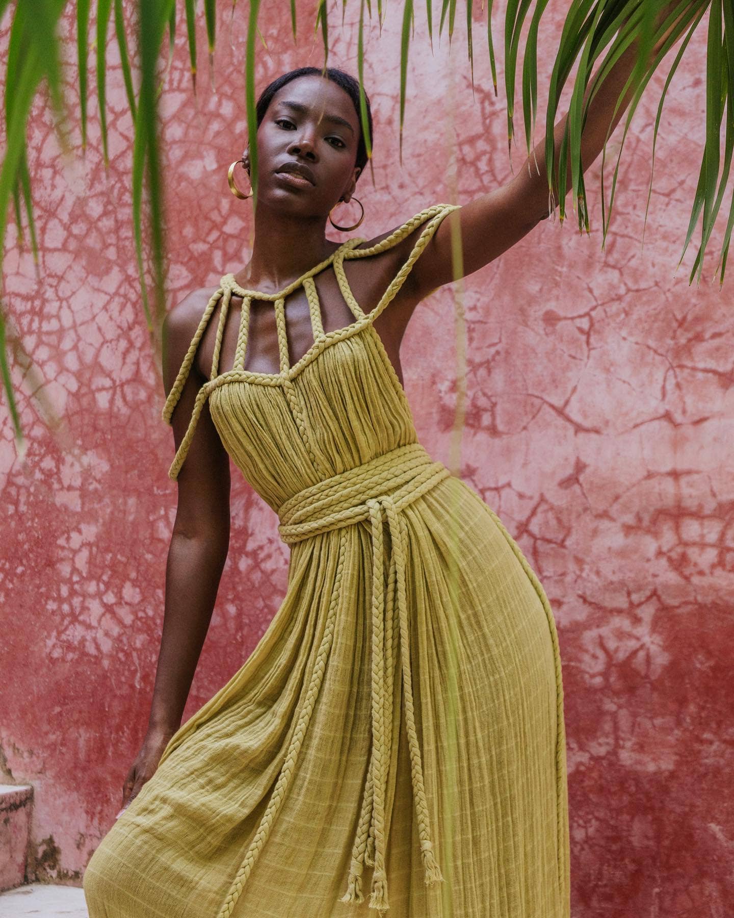 pinkblu02 - Wholesale Dress - Women's - Bohemian Women's Strap Rope Shoulder Maxi Dress in Various Colors2