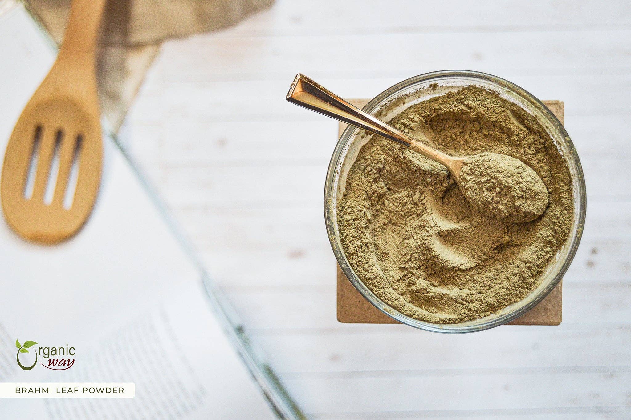 Organic Way LLC - Wholesale Protein/Superfood Powder - Brahmi Leaf Powder (Bacopa Monnieri) - Kosher Certified | Raw, Vegan, Non GMO & Gluten Free | USDA Certified | Origin - India1