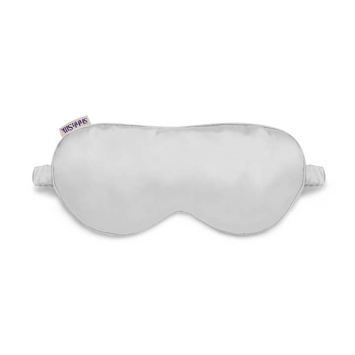 Gray Silk Sleep Mask for wholesale by Shhh Silk