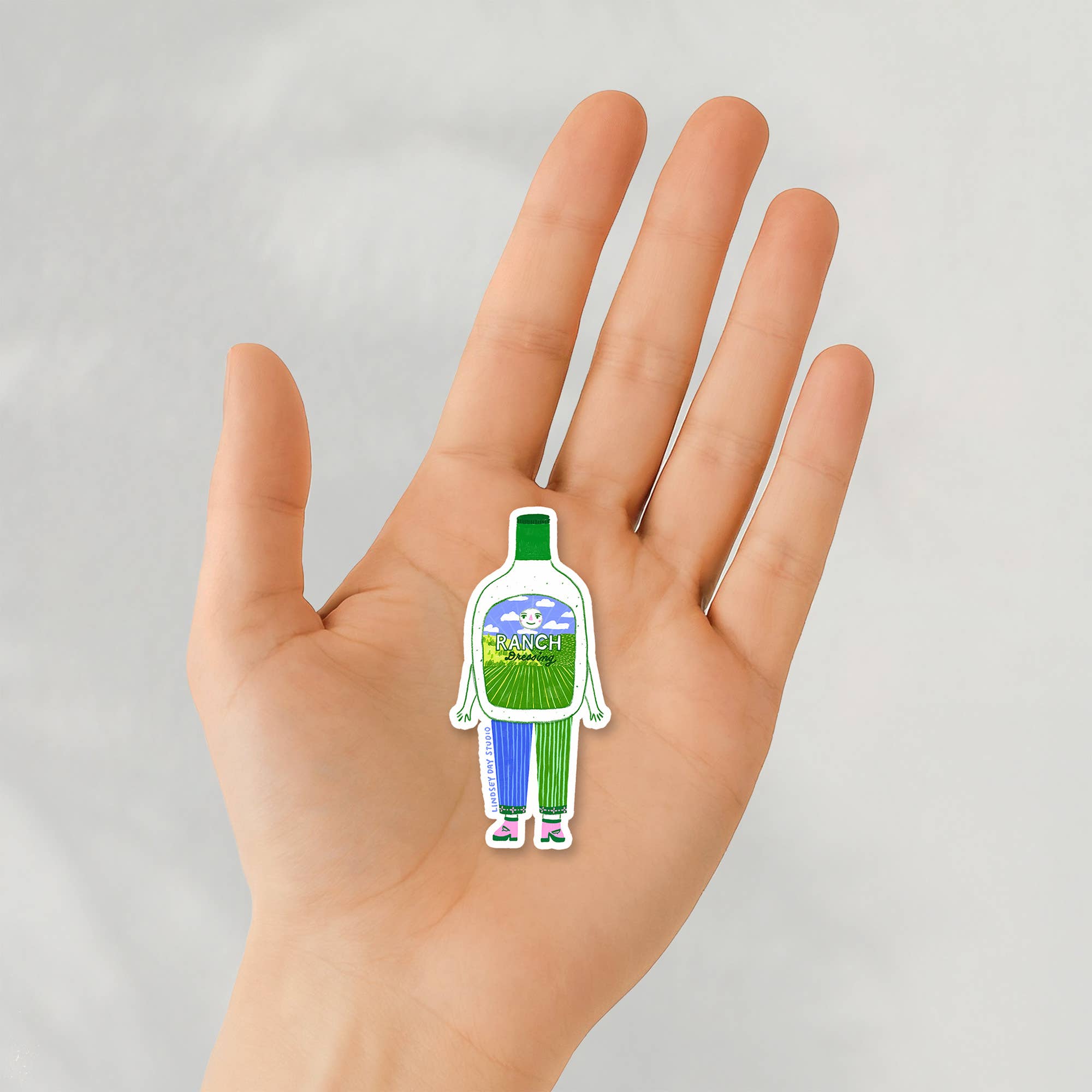 Lindsey Day Studio - Vente Autocollant - Autocollant Blanche the Ranch, Autocollant Drôle, Autocollant Alimentaire8