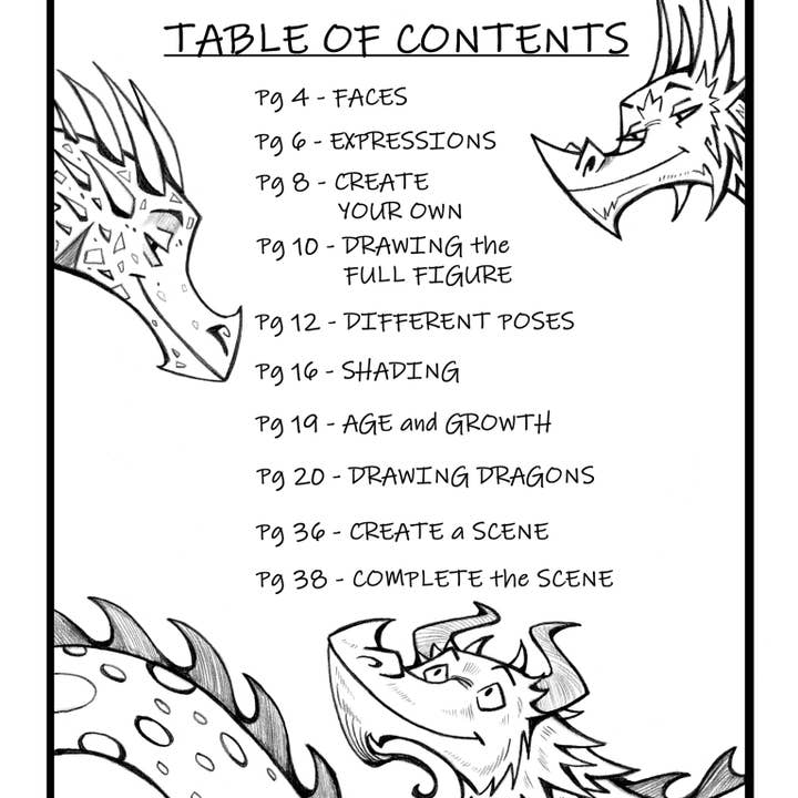 Corinne Roberts Illustration - Wholesale Coloring & Activity Book - Kids & Baby - Drawing Dragons - Book1