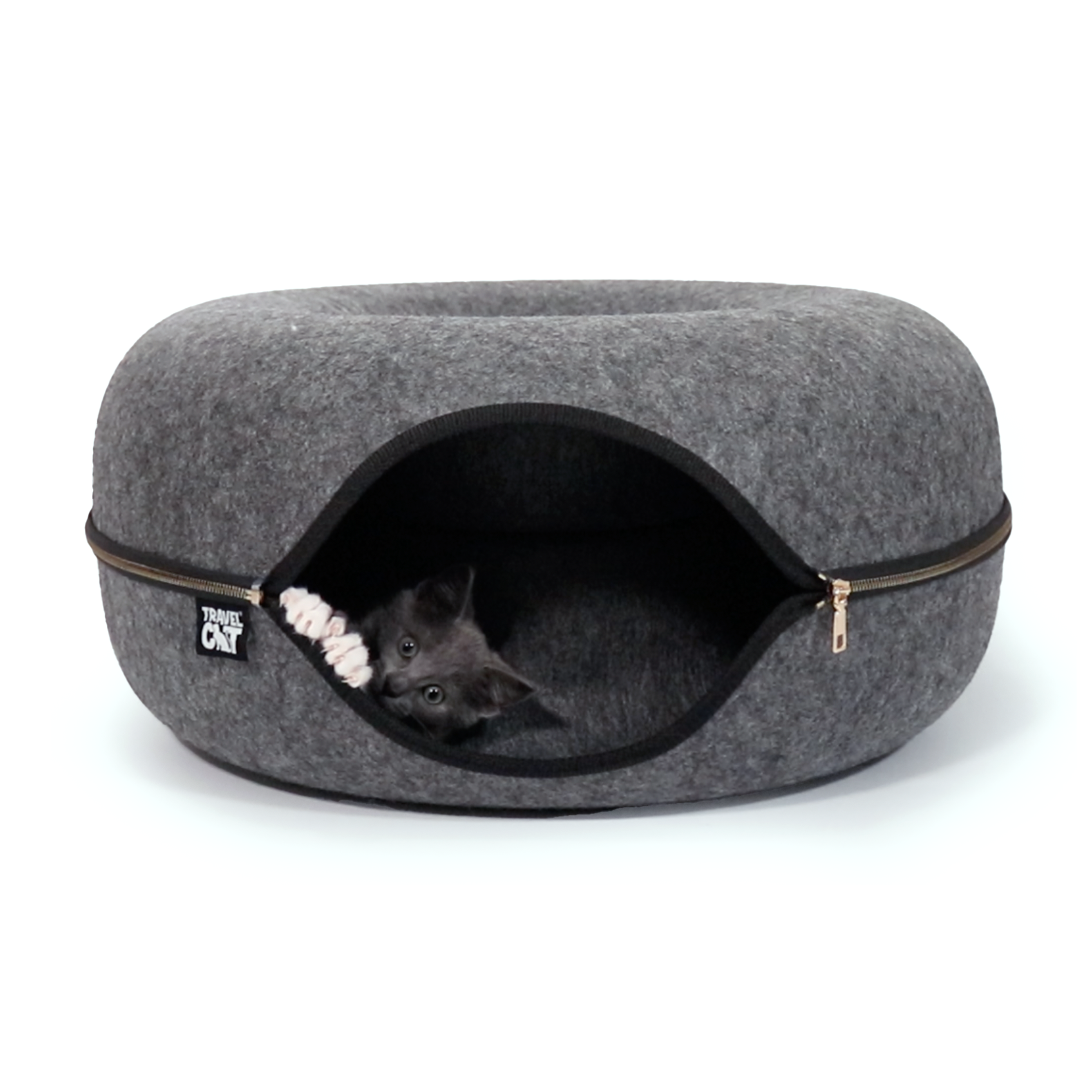 Travel Cat Wholesale - Wholesale Pet Bed - Cat - "Donut!" Cat Hideaway Cave & Bed - Cozy Chic Pet Bed10