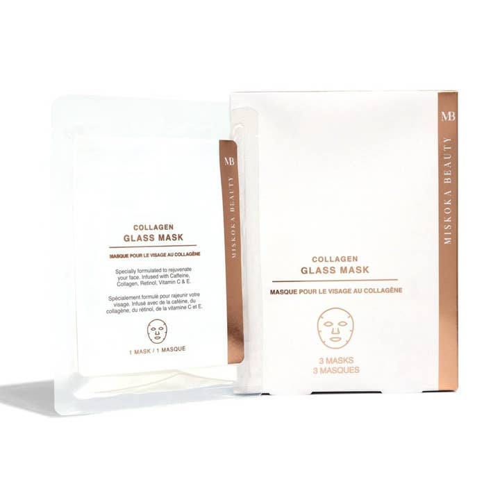 Collagen Glass Mask for wholesale by Miskoka Beauty INC