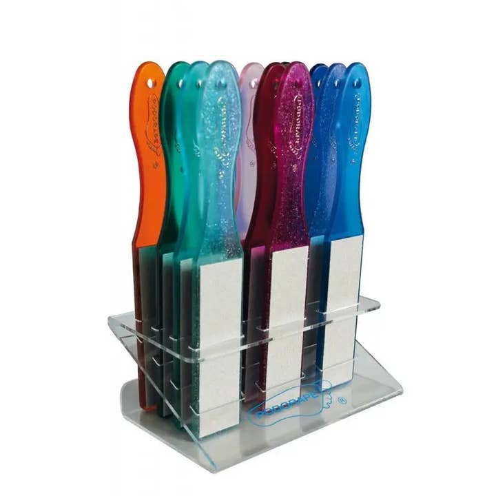 My Podologie - Wholesale Display Case - Podorape Display - Multicolor - 12 Graters